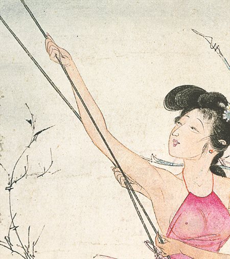 新宁-胡也佛的仕女画和最知名的金瓶梅秘戏图
